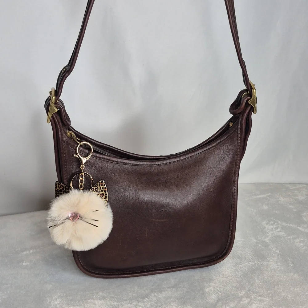 Coach Janice Legacy Dark Brown Leather Shoulder Bag 9950 - Picture 4 of 17